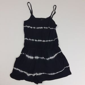 Empyre Batik Black/White Rayon Romper XS